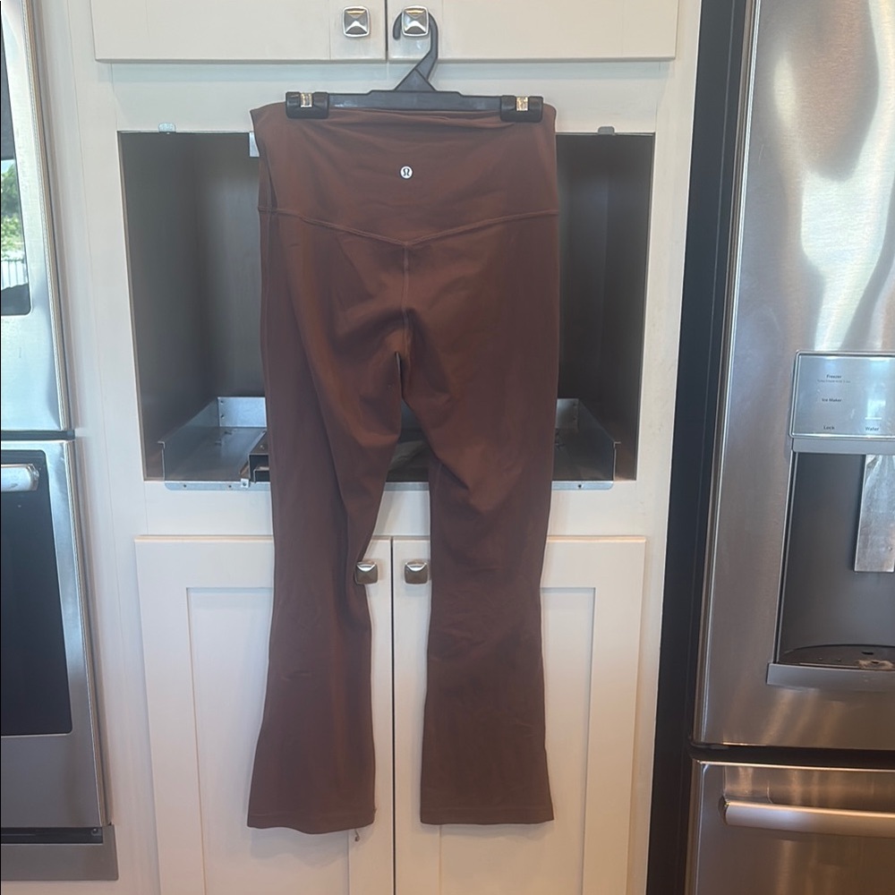 Lululemon brown flared leggings 23 inches